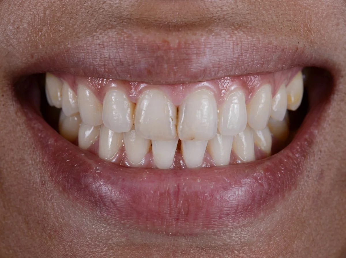 Before Cosmetic Dentistry Mississauga - Smile makeover with veneers